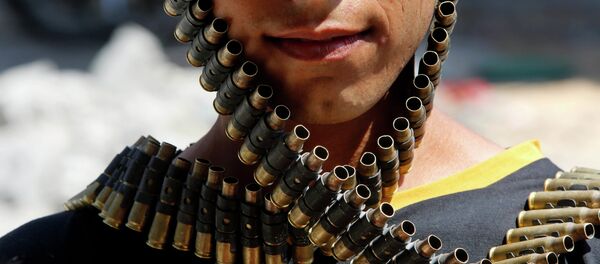 A bandolier of spent bullets - Sputnik Moldova-România