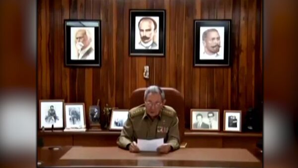 Заявление Рауля Кастро о смерти лидера кубинской революции Фиделя Кастро - Sputnik Молдова