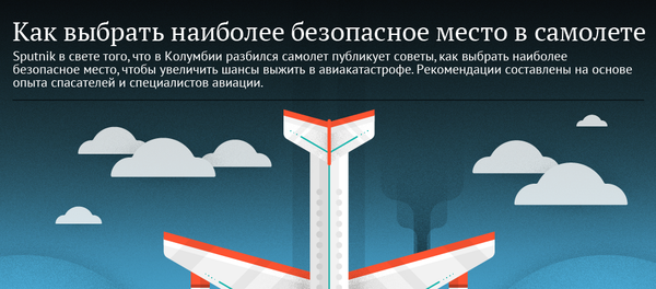 Как выбрать наиболее безопасное место в самолете - Sputnik Молдова