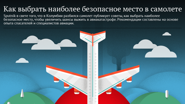 Как выбрать наиболее безопасное место в самолете - Sputnik Молдова