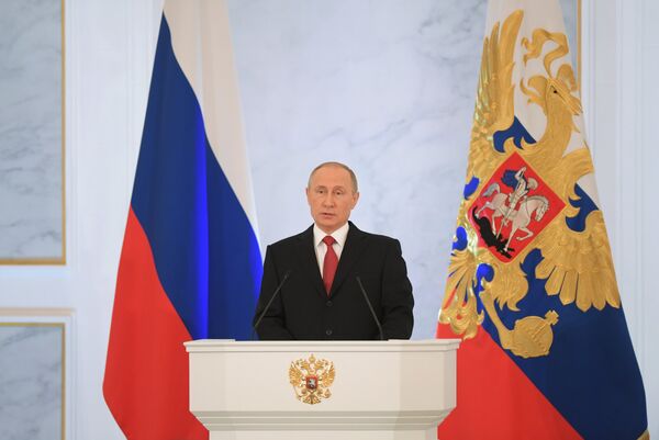 Ежегодное послание президента РФ В. Путина Федеральному Собранию Ежегодное послание президента РФ В. Путина Федеральному Собранию - Sputnik Молдова