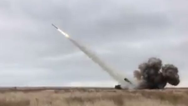 Испытание новой ракеты украинского производства - Sputnik Moldova-România