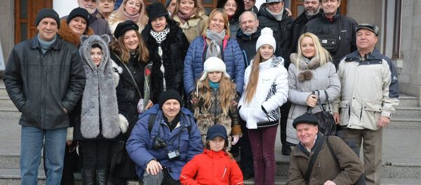 Участники флэш-моба в Кишиневе - Sputnik Молдова