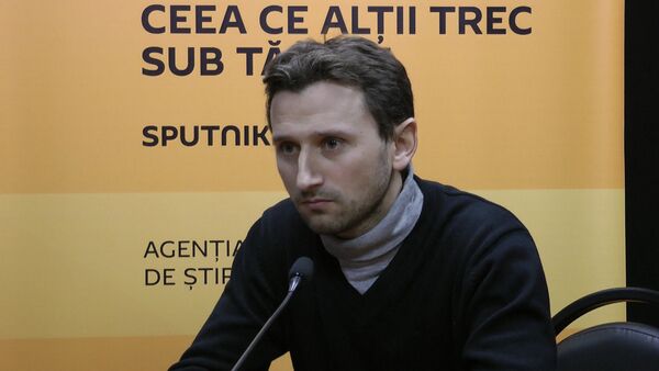 Andrei Cociug în studioul Sputnik Moldova - Sputnik Moldova