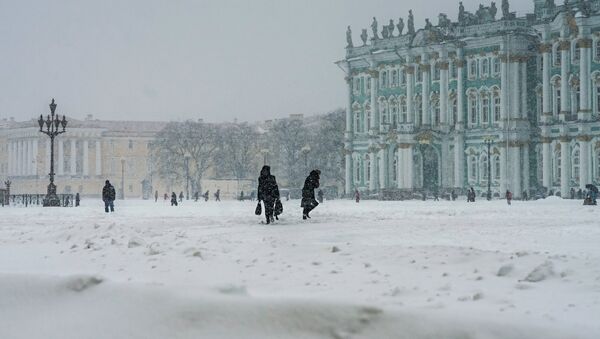 Снегопад в Санкт-Петербурге - Sputnik Молдова