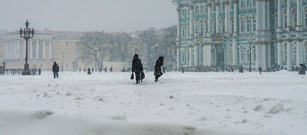 Снегопад в Санкт-Петербурге - Sputnik Молдова
