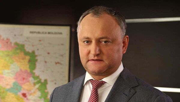 Președintele Republicii Moldova Igor Dodon - Sputnik Moldova-România