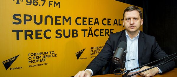 Viorel Gârbu, în studioul Sputnik Moldova - Sputnik Moldova
