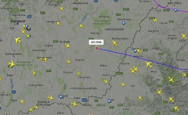 Скриншот с сайта flightradar24.com Скриншот с сайта flightradar24.com - Sputnik Молдова