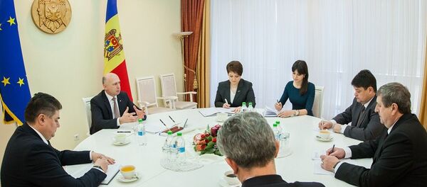 Întrevederea premierului moldovean Pavel Filip cu vicepremierul belarus Mihail Rusâi - Sputnik Moldova