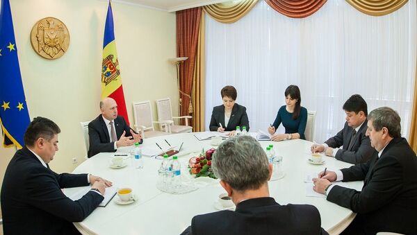 Întrevederea premierului moldovean Pavel Filip cu vicepremierul belarus Mihail Rusâi - Sputnik Moldova