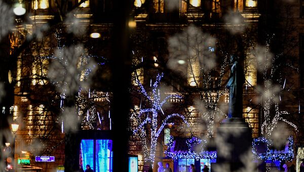 New Year illumination on Moscow's Tverskoi Boulevard - Sputnik Moldova
