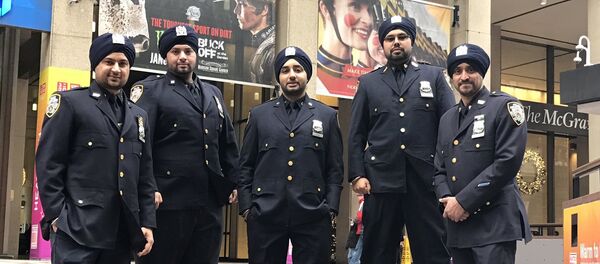Polițiști sikhi din New York - Sputnik Moldova-România
