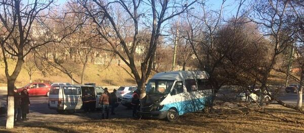 маршрутка, авария - Sputnik Молдова