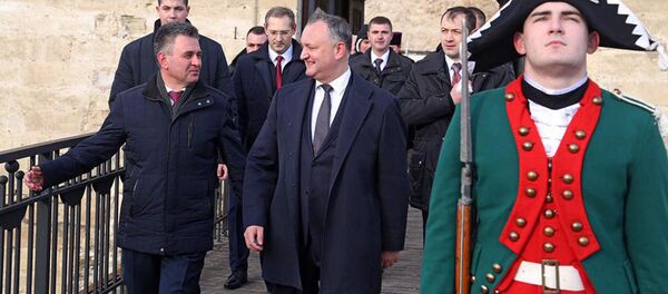 Igor Dodon s-a întâlnit cu Vadim Krasnoselski în cadrul vizitei în regiunea transnistreană - Sputnik Moldova