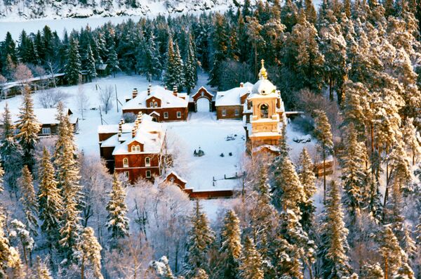 Schitul Învierea Domnului din insula Valaam.. Schitul Învierea Domnului din insula Valaam.. - Sputnik Moldova-România