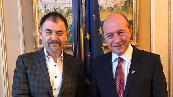 Anatol Șalaru și Traian Băsescu - Sputnik Moldova