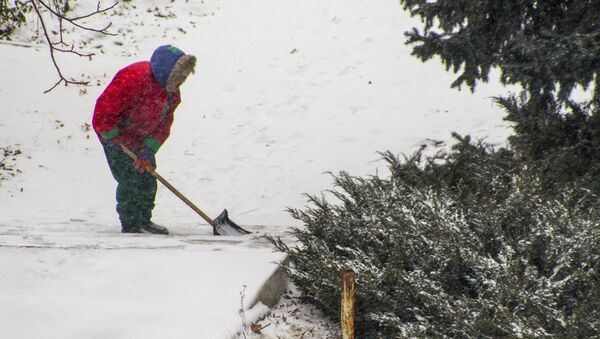 Curățarea zăpezii - Sputnik Moldova-România