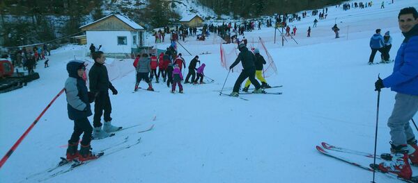 Turiști în munte - Sputnik Moldova