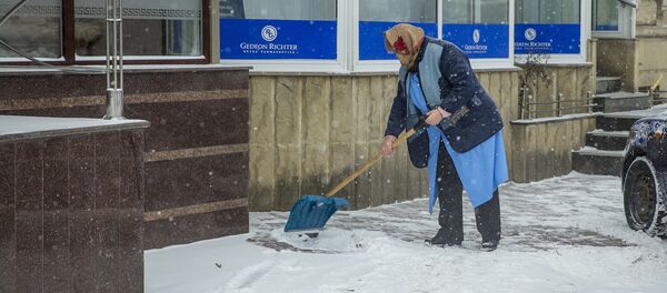 Очистка снега - Sputnik Moldova