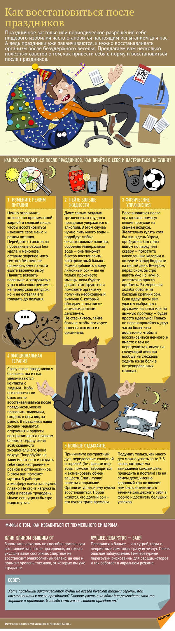 Как восстановиться после праздников (статья) Как восстановиться после праздников (статья) - Sputnik Молдова