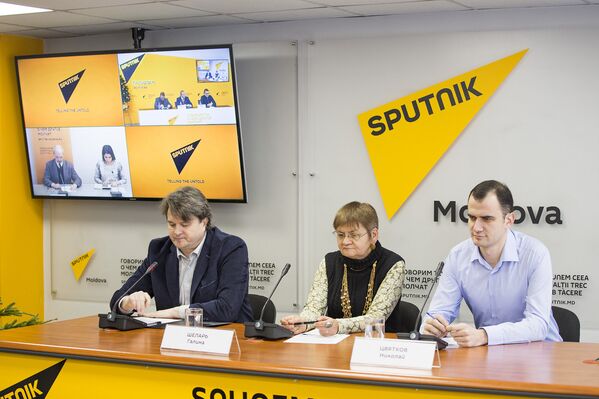 Евгений Паскарь Галина Шеларь и Николай Цвятков - Sputnik Молдова