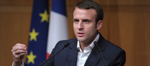 French Economy Minister Emmanuel Macron French Economy Minister Emmanuel Macron - Sputnik Moldova-România