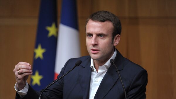 French Economy Minister Emmanuel Macron - Sputnik Moldova-România
