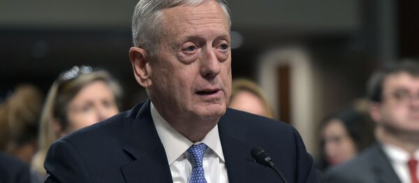 Retired Marine Corps general James Mattis testifies before the Senate Armed Services Committee on his nomination to be the next secretary of defense in the Dirksen Senate Office Building on Capitol Hill in Washington, DC on January 12, 2017 - Sputnik Moldova