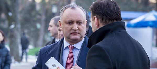 Президент Молдовы Игорь Додон Президент Молдовы Игорь Додон - Sputnik Молдова