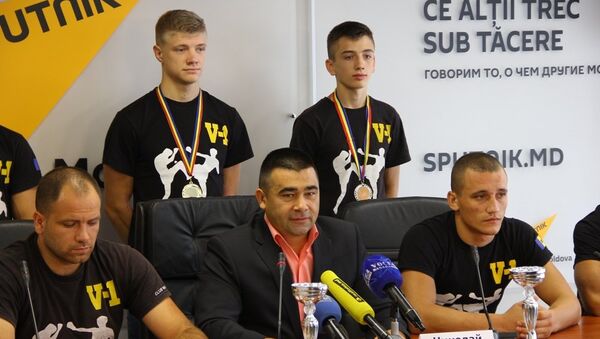 Пресс-конференция федерации Воевод - Sputnik Молдова