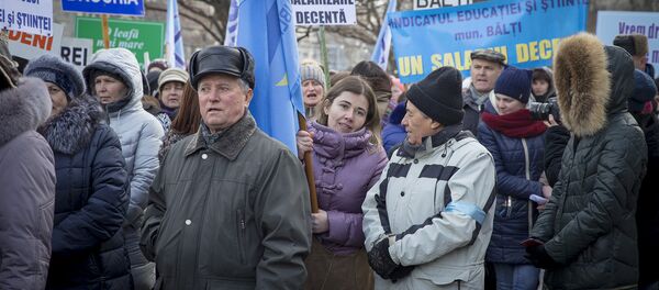 Протесты педагогов - Sputnik Молдова