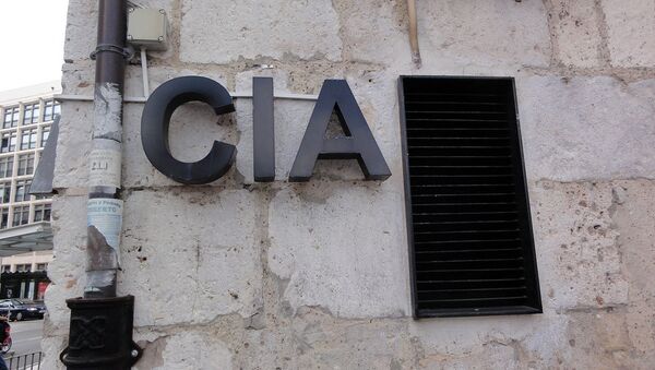 A CIA sign on a wall - Sputnik Moldova-România