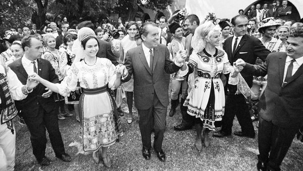 Ceaușescu și Nixon - Sputnik Moldova-România
