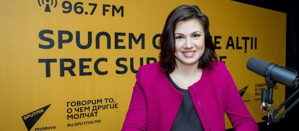 Cristina Țărnă, în studioul Sputnik Moldova - Sputnik Moldova