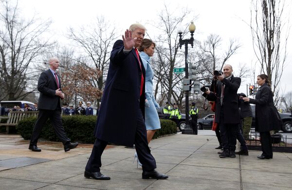 Церемония инаугурации избранного президента США Дональда Трампа Церемония инаугурации избранного президента США Дональда Трампа - Sputnik Moldova-România