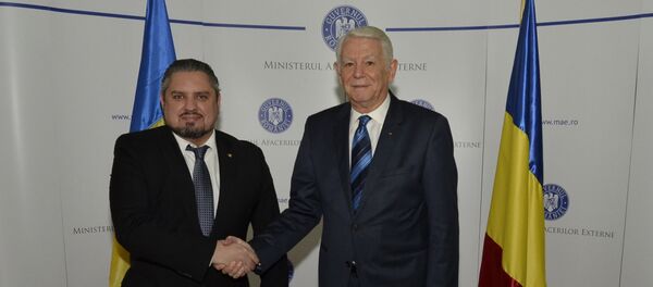 Întrevedere Teodor Meleșcanu - Andrei Galbur - Sputnik Moldova-România