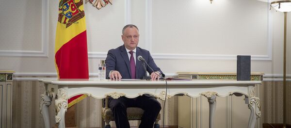 Президент Игорь Додон дал большую пресс-конференцию для СМИ - Sputnik Молдова
