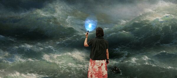 Монтаж выставки Ивана Айвазовского к 200-летию со дня рождения художника Монтаж выставки Ивана Айвазовского к 200-летию со дня рождения художника - Sputnik Молдова