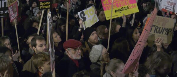 Протесты в Лондоне против миграционного указа Трампа Протесты в Лондоне против миграционного указа Трампа - Sputnik Молдова