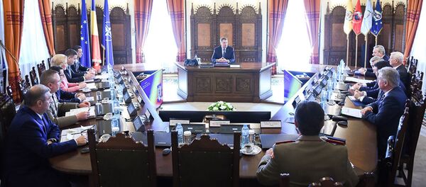 Ședința Consiliului Suprem de Apărare a Țării - Sputnik Moldova-România