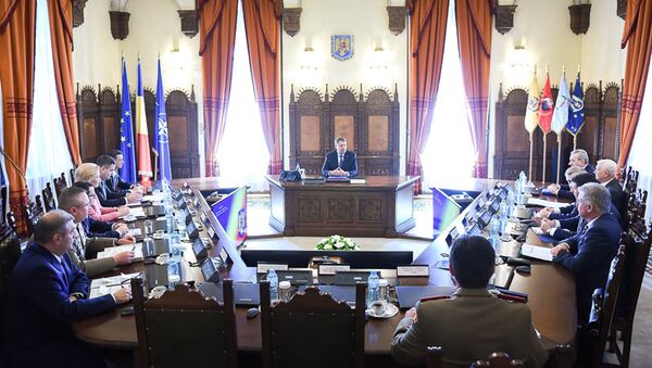 Ședința Consiliului Suprem de Apărare a Țării - Sputnik Moldova-România