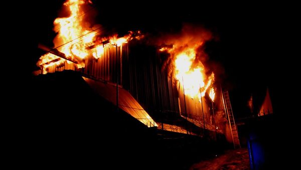 Пожар в Кишиневе - Sputnik Moldova