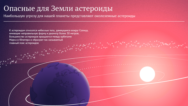 Опасные для Земли астероиды - Sputnik Молдова