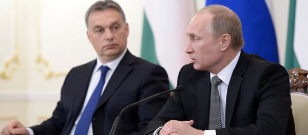 Întâlnire dintre Vladimir Putin și Victor Orban - Sputnik Moldova