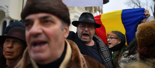 Demonstranți pro-guvernamentali - Sputnik Moldova-România