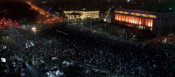 Протесты в Бухаресте - Sputnik Молдова