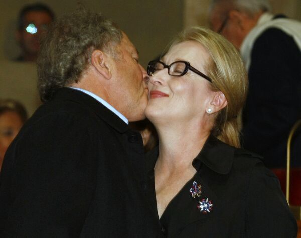 Actrița americană  Meryl Streep cu soțul Don Gummer. - Sputnik Moldova