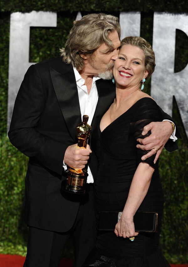 Actorul american Jeff Bridges cu soția Susan Geston. - Sputnik Moldova