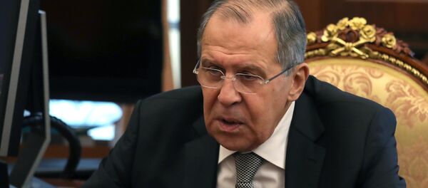 Рабочая встреча президента РФ В. Путина с главой МИД РФ С. Лавровым Рабочая встреча президента РФ В. Путина с главой МИД РФ С. Лавровым - Sputnik Молдова